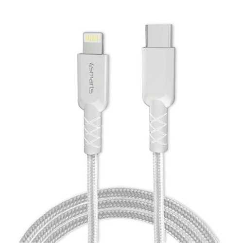 Buy 4smarts mains charger + MFI cable VoltPlug PD 30W GaN USB-C/Lightning 1.5m white - 4SMR27 - {ean13} - Home Screen Store Europe