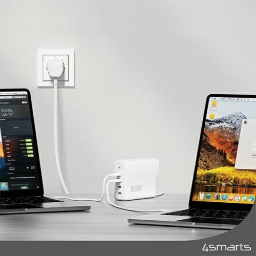 Buy 4smarts 200W GaN Flex Pro 4xUSB-C mains charger white - 4SMR28 - {ean13} - Home Screen Store Europe