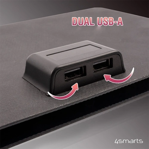 Kup Panou solar 4smarts VoltSolar 20W 2xUSB-A Negru - 4SMR30 - {ean13} - Sklep Home Screen