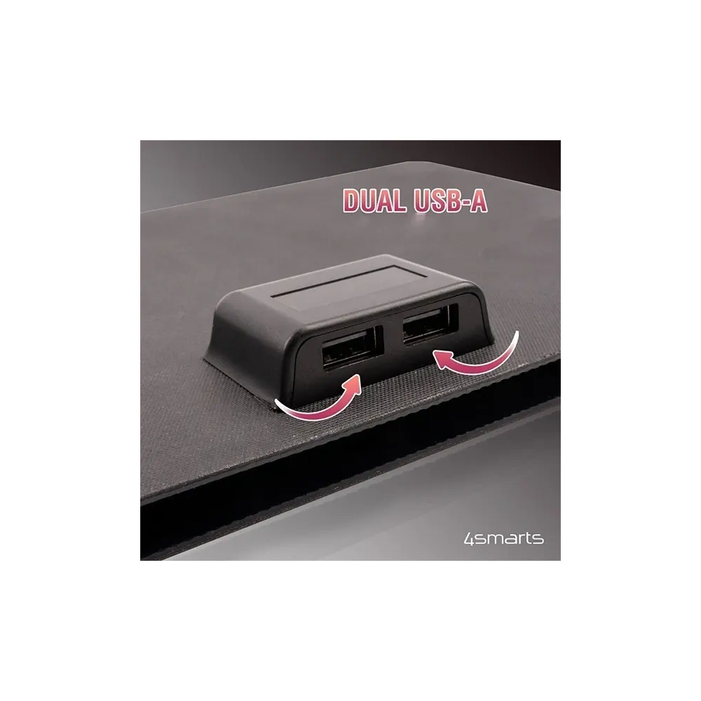 Panel słoneczny 4smarts VoltSolar 20W 2xUSB-A Black