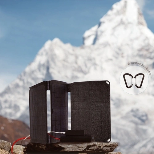 Kup 4smarts VoltSolar Solarpanel 20W 2xUSB-A Schwarz - 4SMR30 - {ean13} - Sklep Home Screen
