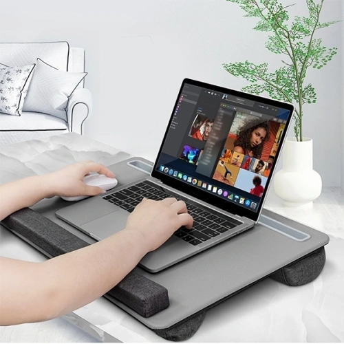 Kup Poduszka pod laptop 4smarts ErgoFix WorkPillow grey - 4SMR34 - {ean13} - Sklep Home Screen