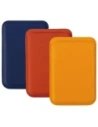 Etui na karty i dokumenty 4smarts Wallet Magnetic Case RFID MagCase blue + red +yellow
