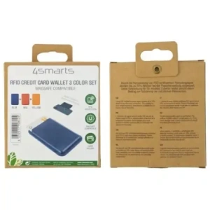 Kup Etui na karty a dokumenty 4smarts Wallet Magnetic Case RFID MagCase modré + červené + žluté - 4SMR35 - {ean13} - Sklep Home Screen