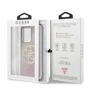 Kup Etui Guess GUHCS69PCUGLPGG Samsung Galaxy S20 Ultra różowo-złoty/gold pink hard case Glitter Gradient 4G Circle - GUE366RS - {ean13} - Sklep Home Screen
