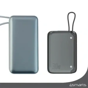 Kup Powerbank 4smarts Pocket 10000mAh 30W z wbudowanym kablem USB-C 15cm space blue - 4SMR38 - {ean13} - Sklep Home Screen