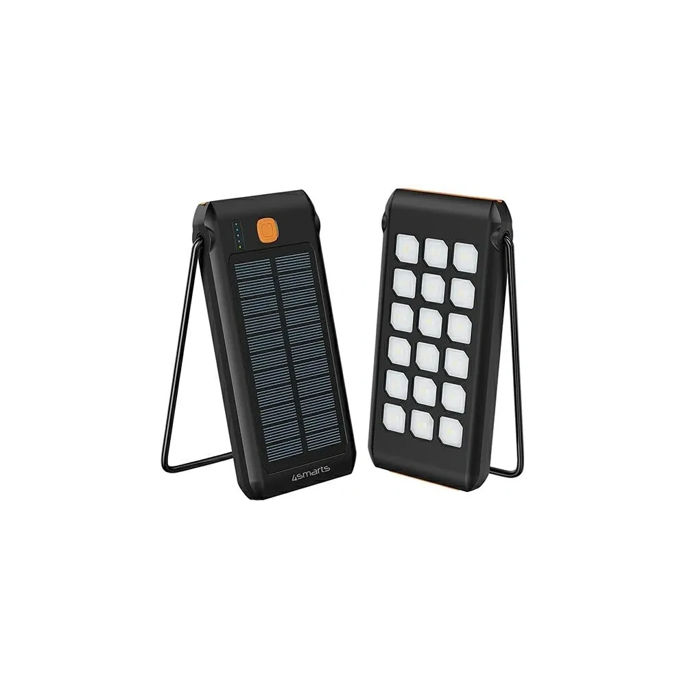 Powerbank solarny 4smarts TitanPack Flex 10000mAh black/orange