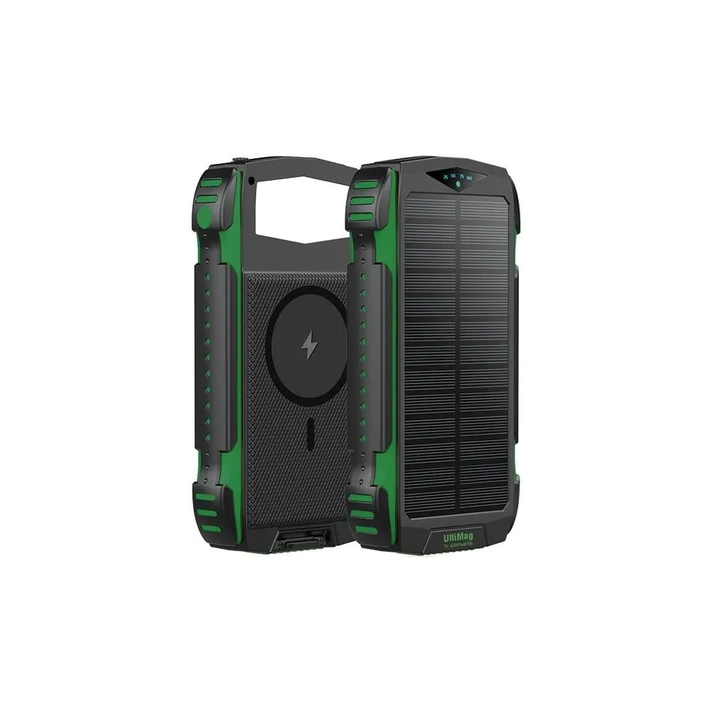 Powerbank solarny 4smarts TitanPack Rugged UltiMag 20000mAh zielony/green