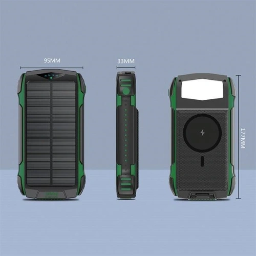 Kup 4smarts TitanPack Rugged UltiMag 20000mAh napelemes powerbank zöld - 4SMR40 - {ean13} - Sklep Home Screen