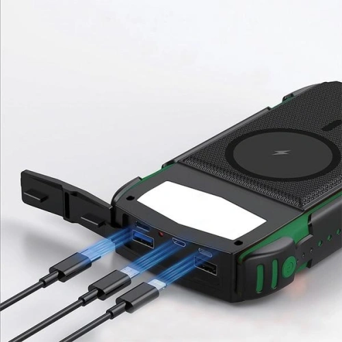 Kup 4smarts TitanPack Rugged UltiMag 20000mAh napelemes powerbank zöld - 4SMR40 - {ean13} - Sklep Home Screen