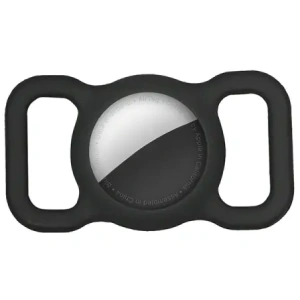 Husa din silicon 4smarts PetSet AirTag Neagră + Portocalie + Roz