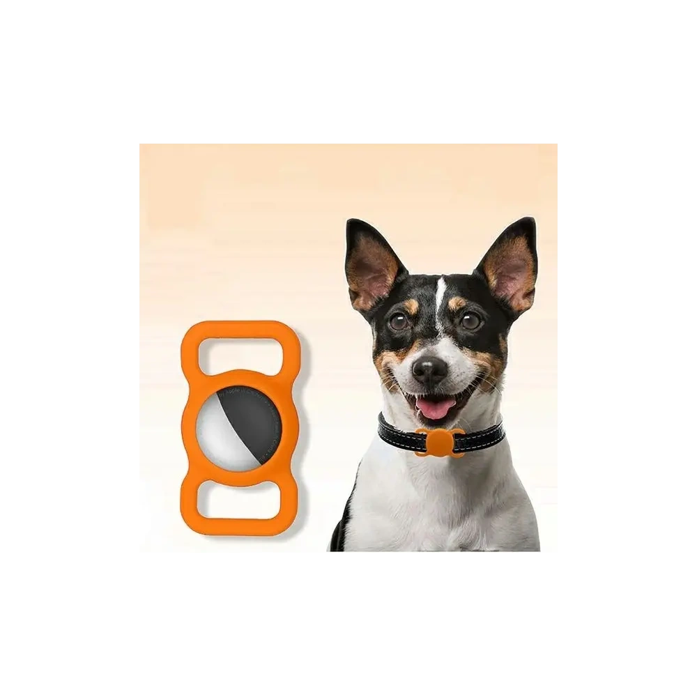 Etui 4smarts Silicone Case PetSet AirTag Black + Orange + Pink