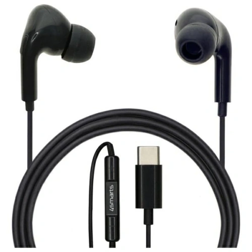 Kup Sluchátka do uší 4smarts Melody Digital Basic USB-C s D/A převodníkem černé/barva černá - 4SMR44 - {ean13} - Sklep Home Screen