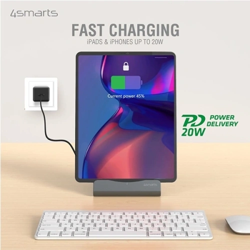 Kup Stacja dokująca do tabletów 4smarts VoltDock Lightning 20W Gunmetal - 4SMR46 - {ean13} - Sklep Home Screen