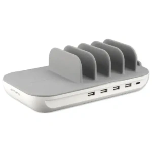 Kup Stație de încărcare 4smarts Family Evo 63W PD cu încărcare wireless și kit de cabluri gri-alb. - 4SMR50 - {ean13} - Sklep Home Screen