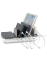 Kup Stație de încărcare 4smarts Family Evo 63W PD cu încărcare wireless și kit de cabluri gri-alb. - 4SMR50 - {ean13} - Sklep Home Screen