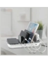 Kup Stație de încărcare 4smarts Family Evo 63W PD cu încărcare wireless și kit de cabluri gri-alb. - 4SMR50 - {ean13} - Sklep Home Screen