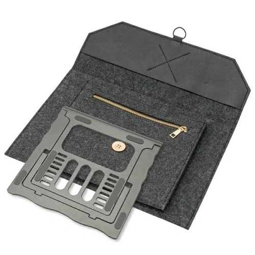 Kup Torba z funkcją podstawki pod laptopa / tablet 4smarts FoldStand ErgoFix 13" grey/gun - 4SMR54 - {ean13} - Sklep Home Screen
