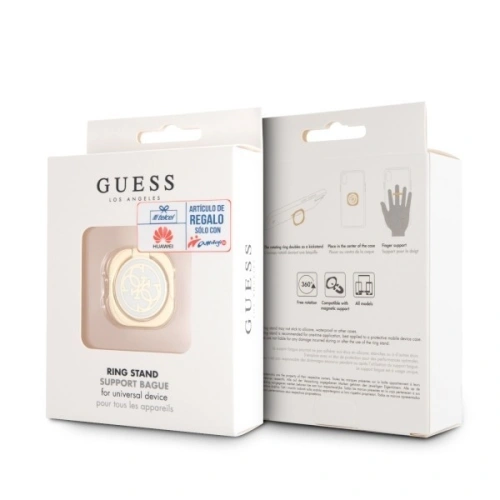 Buy Guess Ring stand GURSEQGWH gold & white 4G - GUE371GLDWHT - {ean13} - Home Screen Store Europe