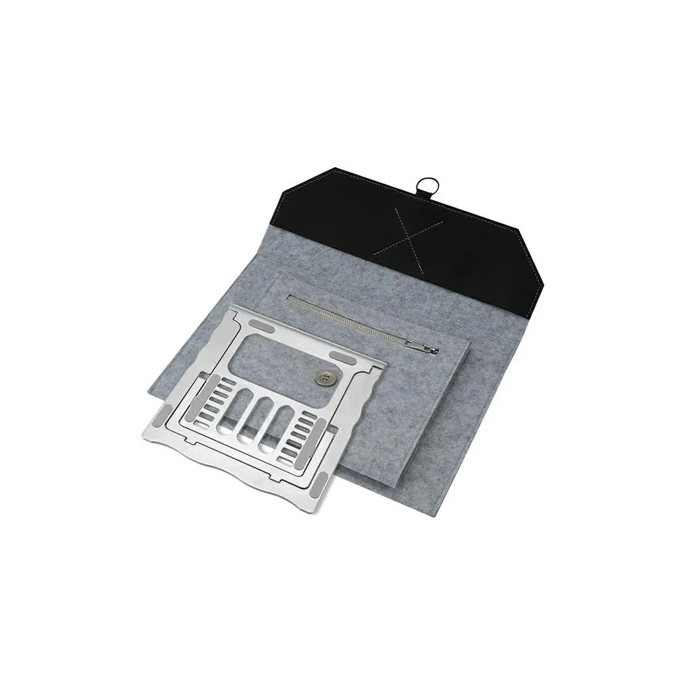 Torba z funkcją podstawki pod laptopa / tablet 4smarts FoldStand ErgoFix 13" grey/silver