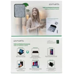 Kup Torba z funkcją podstawki pod laptopa / tablet 4smarts FoldStand ErgoFix 13" grey/silver - 4SMR55 - {ean13} - Sklep Home Screen