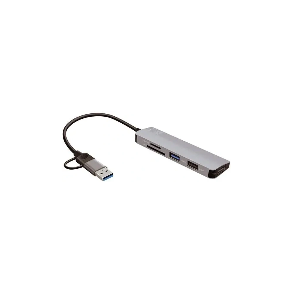 Uniwersalny HUB 4smarts Multiport Space Grey