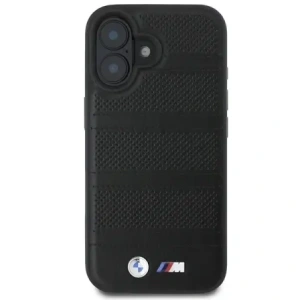 Kup BMW BMHMP16S23PUSPK Apple iPhone 16 kemény borítás M Perforált és varrott vonal MagSafe fekete - BMW706 - {ean13} - Sklep Home Screen