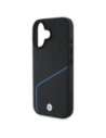 Kup BMW BMHMP16S23RDCLK Apple iPhone 16 Hartschale Sign Leder strukturiert und Linie MagSafe schwarz - BMW707 - {ean13} - Sklep Home Screen