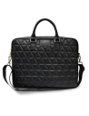 Guess Torba GUCB15QLBK 15" czarna/black Quilted