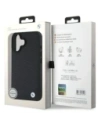 Kup BMW BMHMP16S23RDDK Apple iPhone 16 carcasă dură din piele semnată cu diamant și logo metalic MagSafe negru - BMW708 - {ean13} - Sklep Home Screen