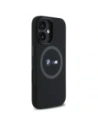 Kup BMW BMHMP16S23SROK Apple iPhone 16 husă din silicon cu imprimeu și inel MagSafe neagră - BMW709 - {ean13} - Sklep Home Screen
