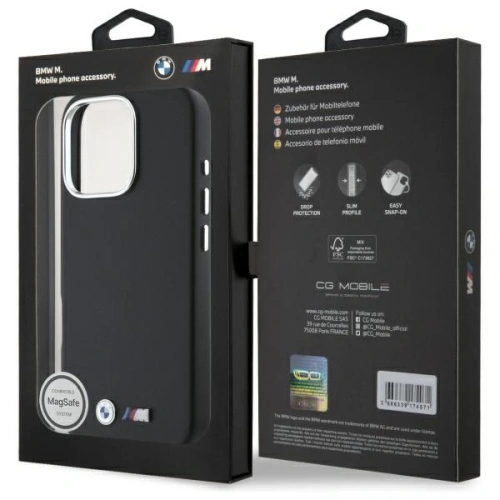 Kup BMW BMHMP16X23PMWK Apple iPhone 16 Pro Max Hardcase M Smooth Full Wrapped Metal MagSafe schwarz - BMW710 - {ean13} - Sklep Home Screen