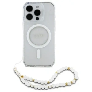 Kup Etui Guess GUHMP16XHGCRELST Apple iPhone 16 Pro Max hardcase IML Glitter With Pearl Strap MagSafe przeźroczysty/transparent - GUE4166 - {ean13} - Sklep Home Screen