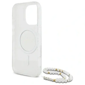 Kup Etui Guess GUHMP16XHGCRELST Apple iPhone 16 Pro Max hardcase IML Glitter With Pearl Strap MagSafe przeźroczysty/transparent - GUE4166 - {ean13} - Sklep Home Screen