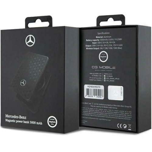 Kup Mercedes MEPB5KMESTK 15W 5000mAh MagSafe Powerbank schwarz - MRS296 - {ean13} - Sklep Home Screen