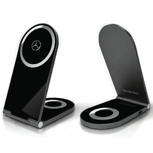 Kup Mercedes MEMFBGSLK încărcător wireless pliabil 2 în 1 15W Star MagSafe negru - MRS297 - {ean13} - Sklep Home Screen