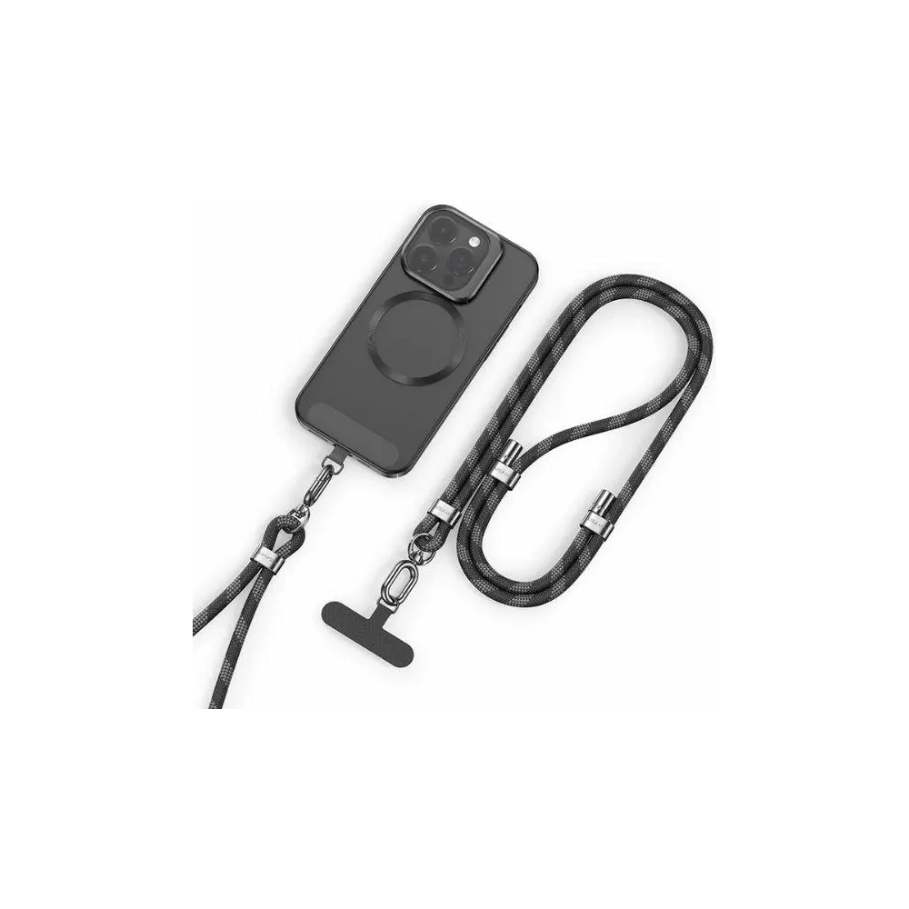 Smycz do telefonu USAMS 1.6m szary/grey