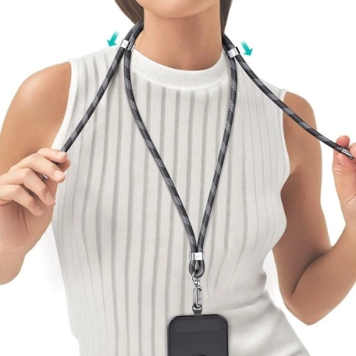 Kup USAMS Handy-Lanyard 1.6m grau - USA1195 - {ean13} - Sklep Home Screen