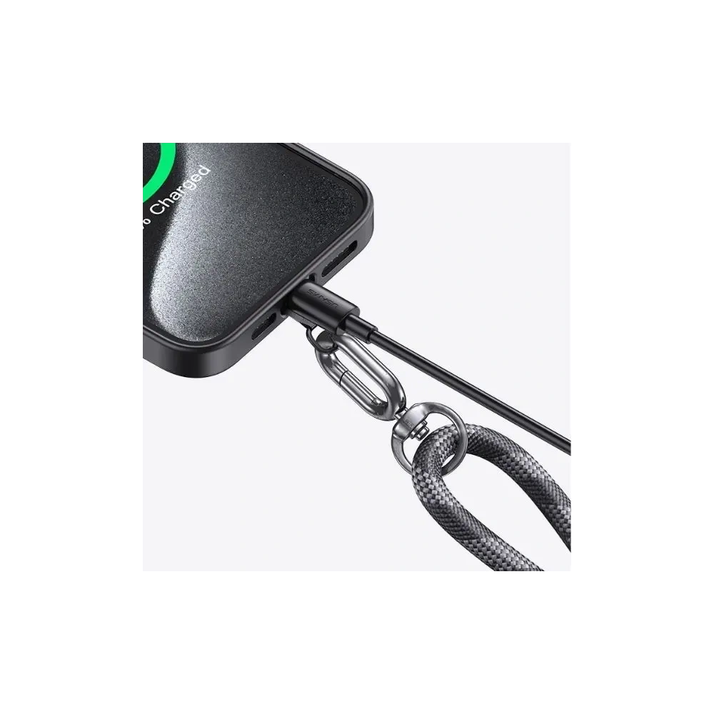 Smycz do telefonu USAMS 1.6m szary/grey