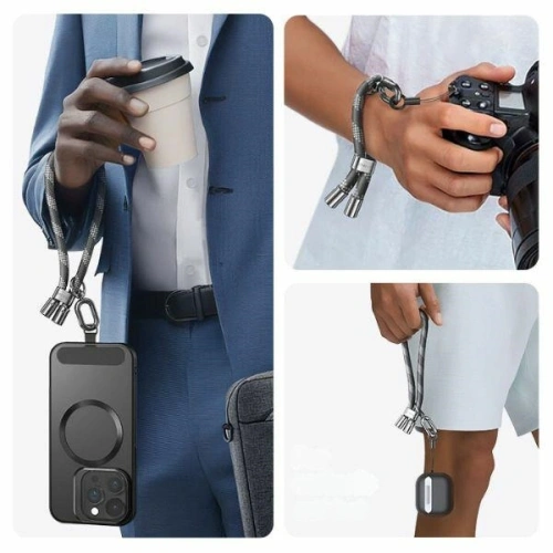 Kup Lanyard pentru telefon USAMS 34cm gri - USA1196 - {ean13} - Sklep Home Screen