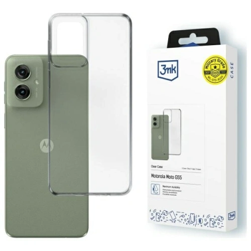 Kup Etui 3MK Clear Case Motorola Moto G55 5G - 3MK15711 - {ean13} - Sklep Home Screen