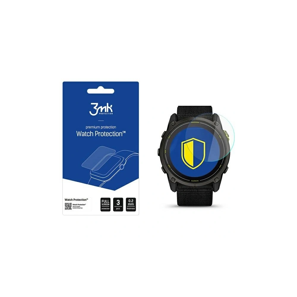 Szkło hybrydowe 3MK FlexibleGlass Watch Garmin Enduro 3