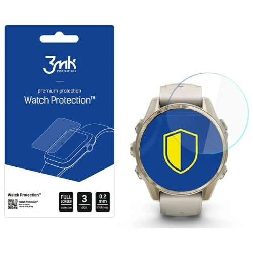 Kup Szkło hybrydowe 3MK FlexibleGlass Watch Garmin Fenix 8 Amoled 43mm - 3MK15721 - {ean13} - Sklep Home Screen