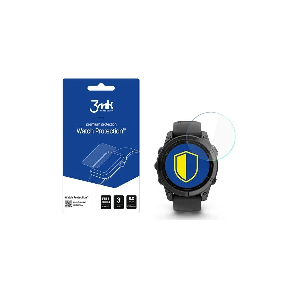 Szkło hybrydowe 3MK FlexibleGlass Watch Garmin Fenix E 47mm