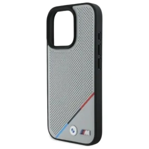 Kup BMW BMHMP16X23PUPDG Apple iPhone 16 Pro Max hardcase M Perforated Tricolor Line MagSafe gri - BMW711 - {ean13} - Sklep Home Screen