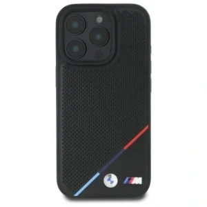 Kup BMW BMHMP16X23PUPDK Apple iPhone 16 Pro Max hardcase M Perforated Tricolor Line MagSafe negru - BMW712 - {ean13} - Sklep Home Screen