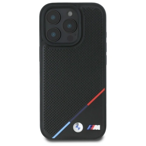 Kup Etui BMW BMHMP16X23PUPDK Apple iPhone 16 Pro Max hardcase M Perforated Tricolor Line MagSafe czarny/black - BMW712 - {ean13} - Sklep Home Screen