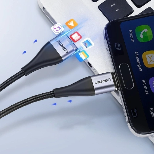 Kup Kabel magnetyczny micro USB UGREEN QC 3.0, 2,4A, 1m (czarny) - UGR238BLK - {ean13} - Sklep Home Screen