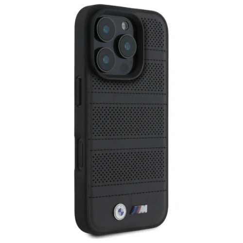 Kup Etui BMW BMHMP16X23PUSPK Apple iPhone 16 Pro Max hardcase M Perforated And Stitched Line MagSafe černý/black - BMW713 - {ean13} - Sklep Home Screen
