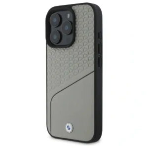 Kup Etui BMW BMHMP16X23RDCLG Apple iPhone 16 Pro Max hardcase Sign Leather Textured and Line MagSafe šedý/grey - BMW715 - {ean13} - Sklep Home Screen
